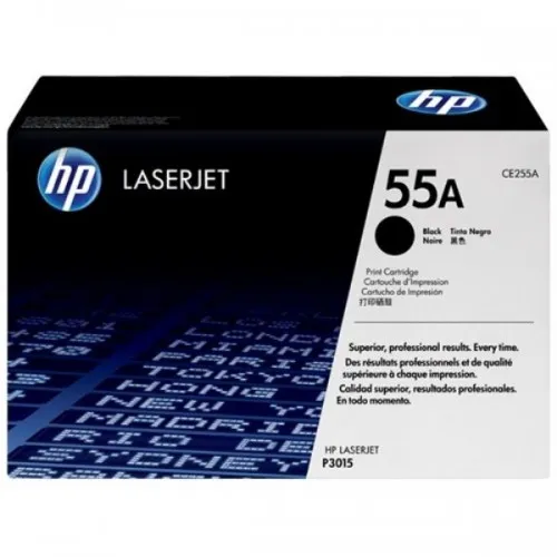 HP 55A 6000 Sayfa Kapasiteli Siyah Toner CE255A